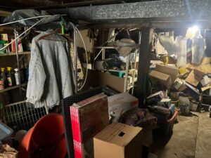 Rat infested property cleanup in Vancouver before junk removal by Provident Junk Removal.